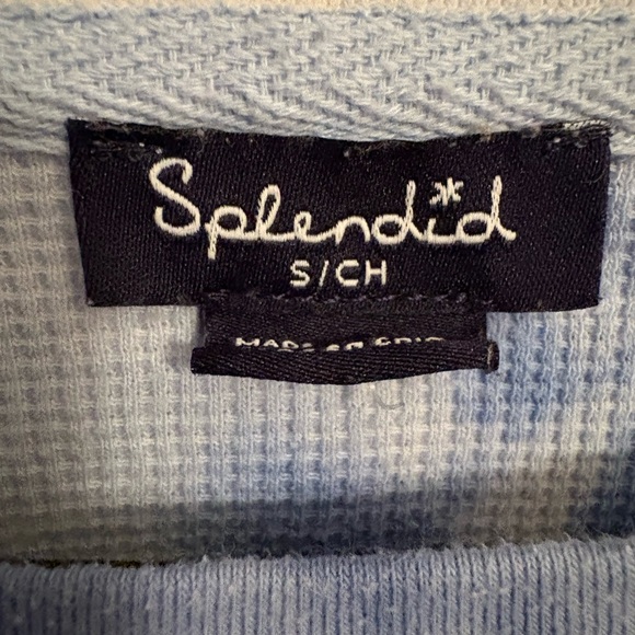 Splendid Light Blue Knit Top - Picture 3 of 3